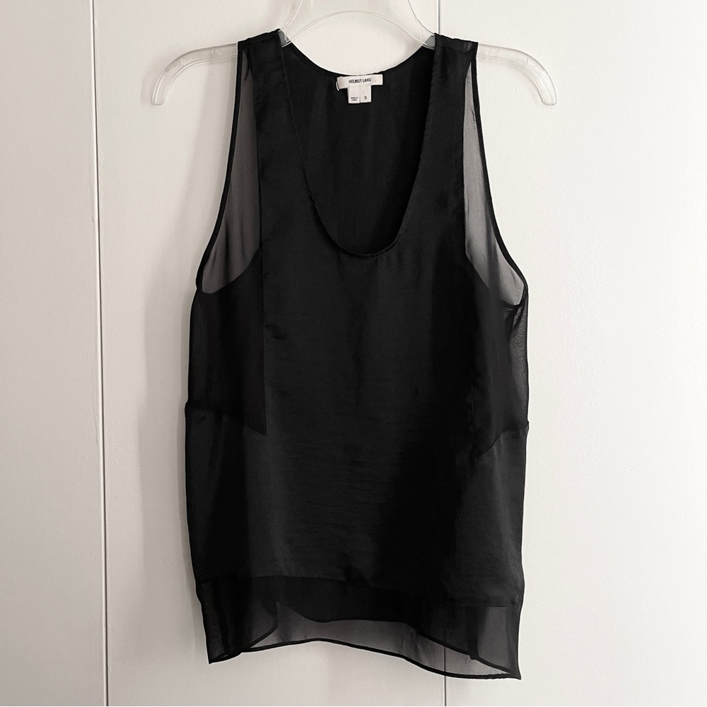 Helmut Lang sheer tank top